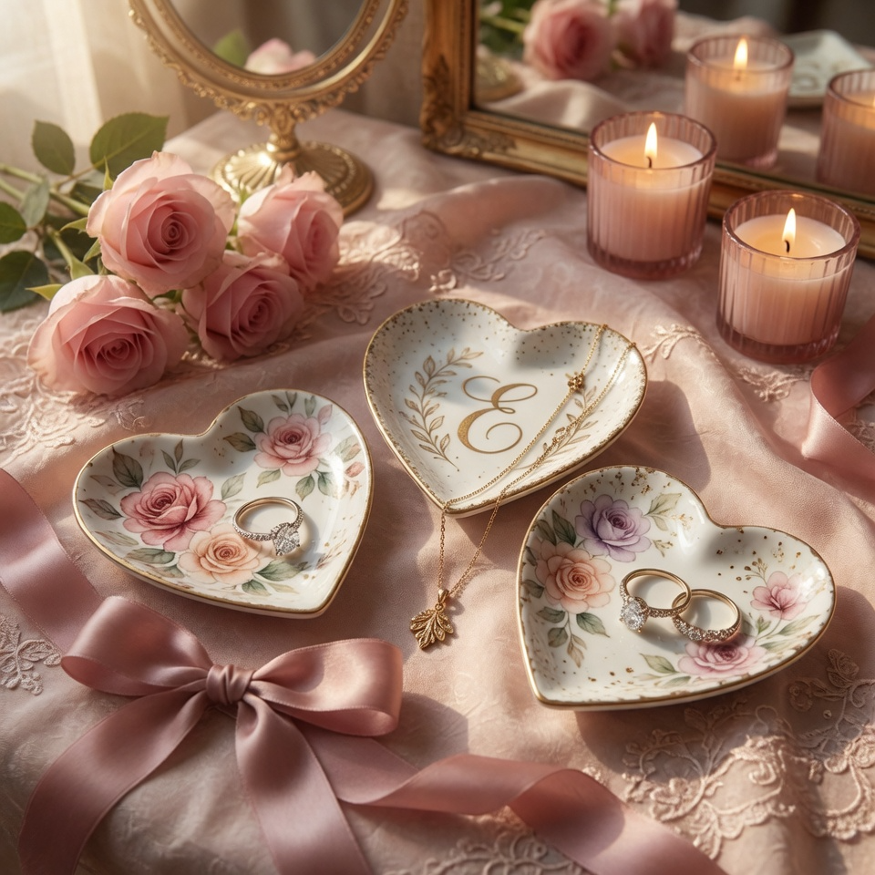 Heart Jewelry Dishes