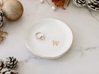 Personalized Ceramic Ring Dish - Bridesmaid Gift, Engagement Ring Holder, Bridal Shower Gift, Anniversary Keepsake, Wedding Gift (Ring Dish)
