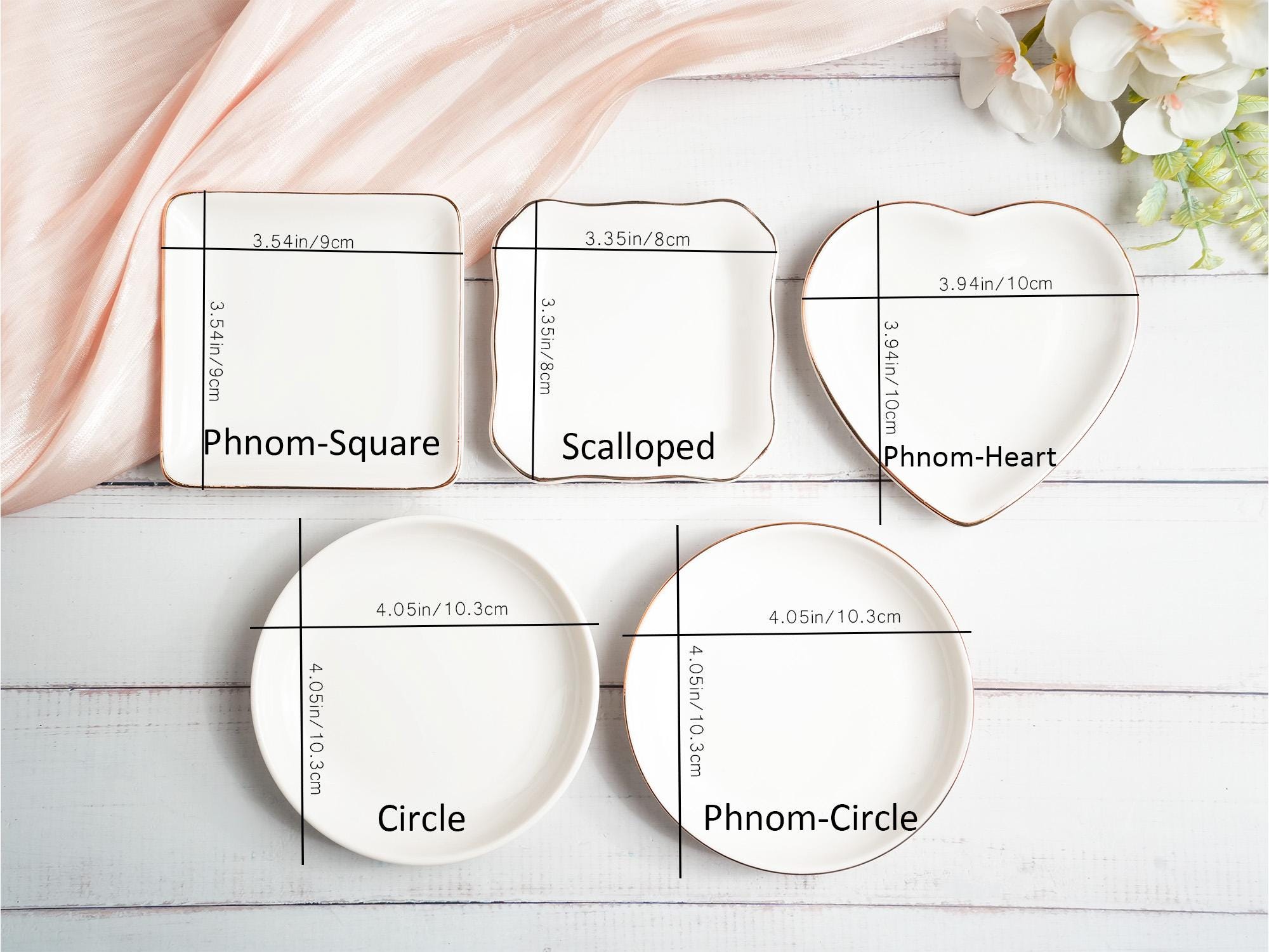 Personalized Birth Flower Trinket Dish,Custom Birthflower Ring Dish,Birthday Jewelry Dish For Friend,Wedding Bridesmaid Gift,Wedding Gift