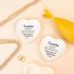 Personalized Jewelry Dish, I Feel so Lucky My Friend Is You, Trinket Dish for Friend, Birthday Gift for Bff,Friendship Ring Dish for Besties