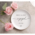 Wedding Gifts for Couple, Custom Ring Dish, Personalized Ring Dish, Couples Gift, Bridal Shower Gift, Personalized Engagement Gift for Bride