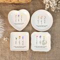 Sisters are Different Flowers from the Same Garden, Personalized Ring Dish for Sister, Besties Flower Ring Holder, Friendship Jewelry Dish