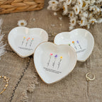 Sisters are Different Flowers from the Same Garden, Personalized Ring Dish for Sister, Besties Flower Ring Holder, Friendship Jewelry Dish