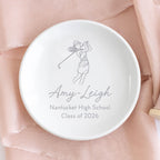 Golf Jewelry Dish: High School Senior Night Gifts For Girls Team 2025