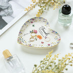 If Friends were Flowers I'd Pick You Ring Dish, Personalized Birth Flowers Jewelry Dish, Floral Trinket Dish for Friend, Gift For Besties