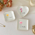 Personalized Jewelry Dish/ Bridesmaid Gifts/ Engagement Ring Dish/ Birthday Gift for Her/ Graduation Gift/ Bridal Shower Gift/ Gift for Mom