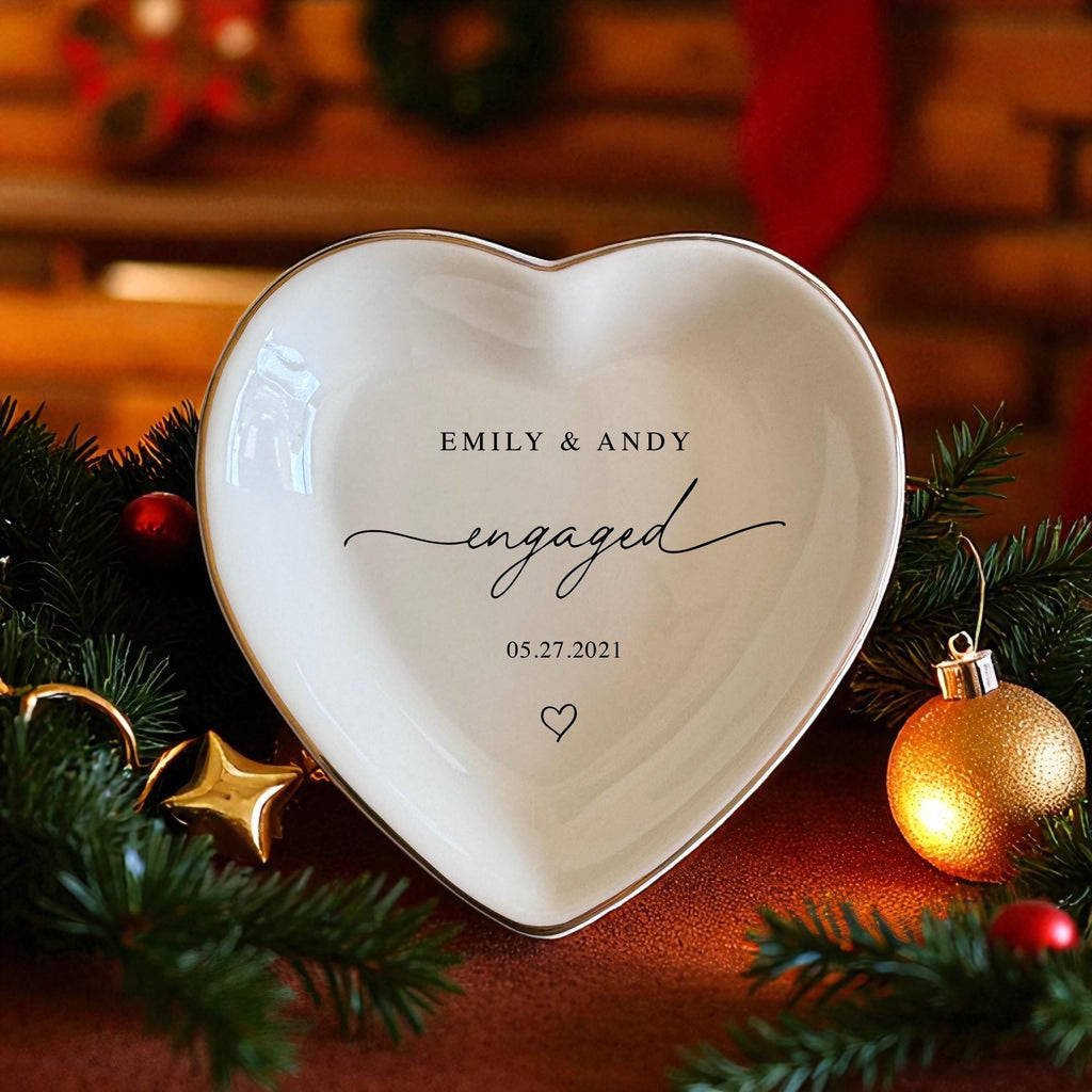 Wedding Gifts for Couple, Custom Ring Dish, Personalized Ring Dish, Couples Gift, Bridal Shower Gift, Personalized Engagement Gift for Bride