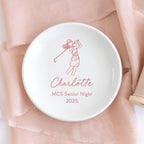 Golf Jewelry Dish: High School Senior Night Gifts For Girls Team 2025