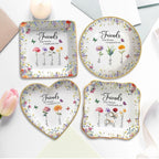 If Friends were Flowers I'd Pick You Ring Dish, Personalized Birth Flowers Jewelry Dish, Floral Trinket Dish for Friend, Gift For Besties
