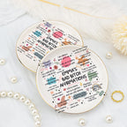 Personalized Ceramic Jewelry Dish: Swear Affirmations, Funny Gift